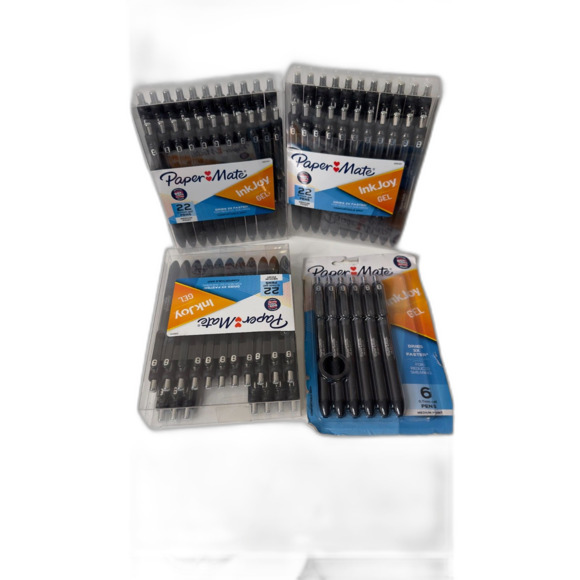 Paper Mate InkJoy Gel Pens .7mm Medium Point, Black, 68-Count - Picture 2 of 7